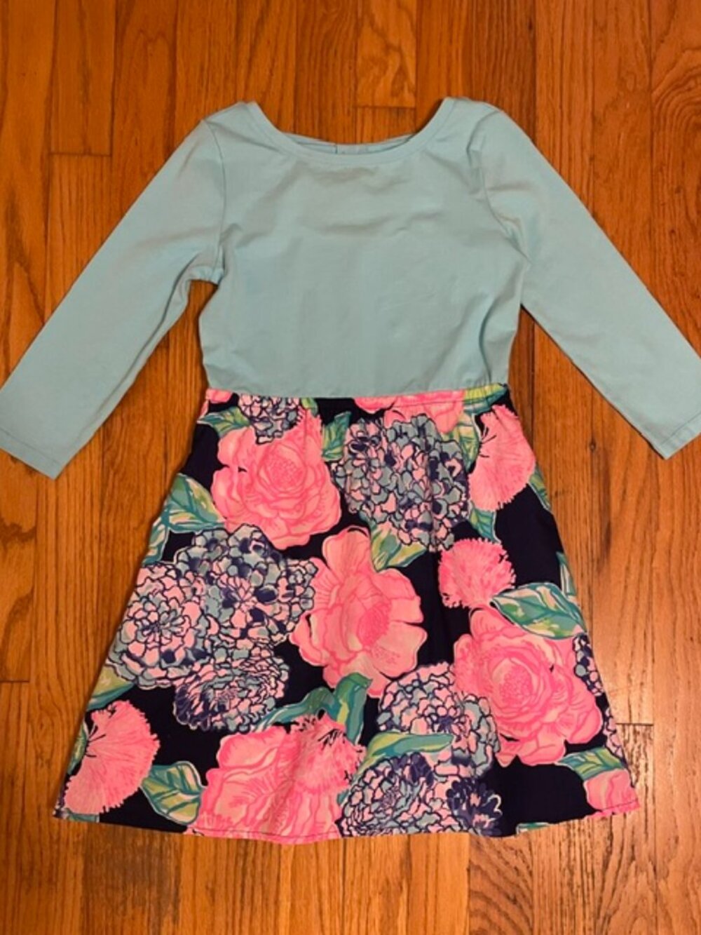 LILLY PULITZER Mochi dress Hey Hey Bouquet Girls L 8 10